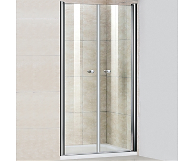 Душевая дверь в нишу RGW Passage PA-04 (860-910)x1850, профиль хром, стекло прозрачное