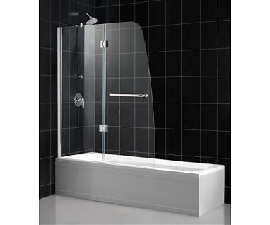 Шторка на ванну RGW Screens SC-13 1000x1500, профиль хром, стекло прозрачное