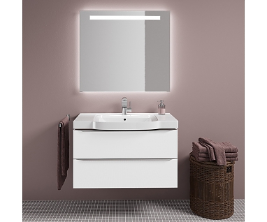 Мебель для ванной Sanvit Тандем 90 белый глянец