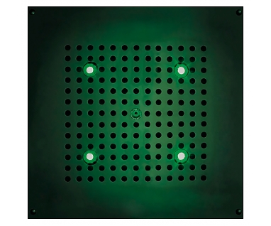 Верхний душ Bossini DREAM - Cube Light H37451 CR с хромотерапией