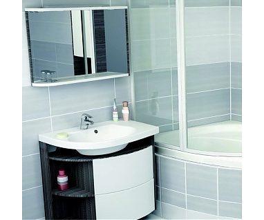 Мебель для ванной Ravak Rosa Comfort оникс/белая R