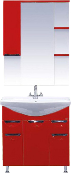 Мебель для ванной Misty Жасмин 75 красная плёнка