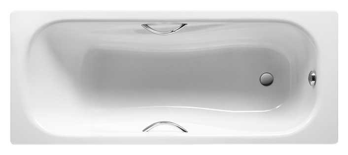 Стальная ванна Roca Princess-N 160x75 см