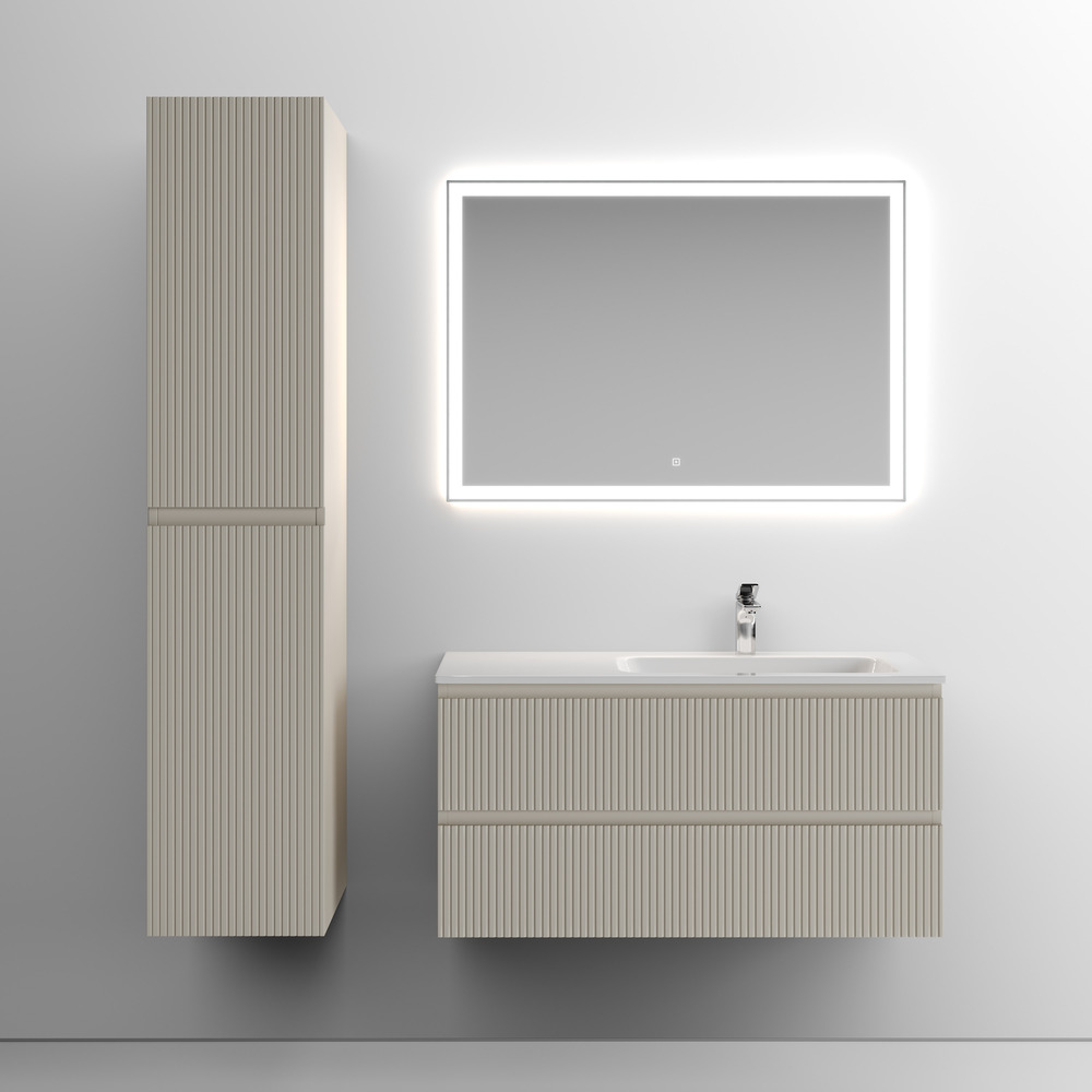 Мебель для ванной SANCOS Snob T 100 R подвесная, 2 ящика, Beige Soft
