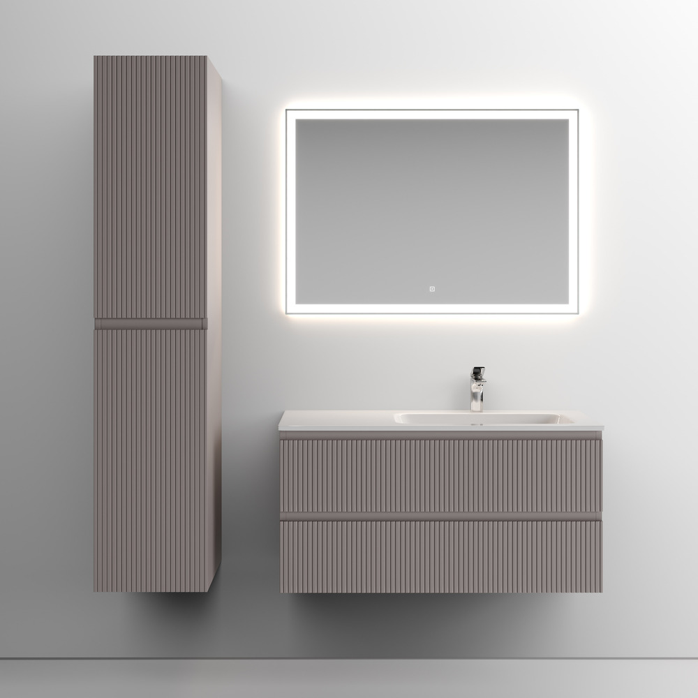 Мебель для ванной SANCOS Snob T 100 R подвесная, 2 ящика, Doha Sof