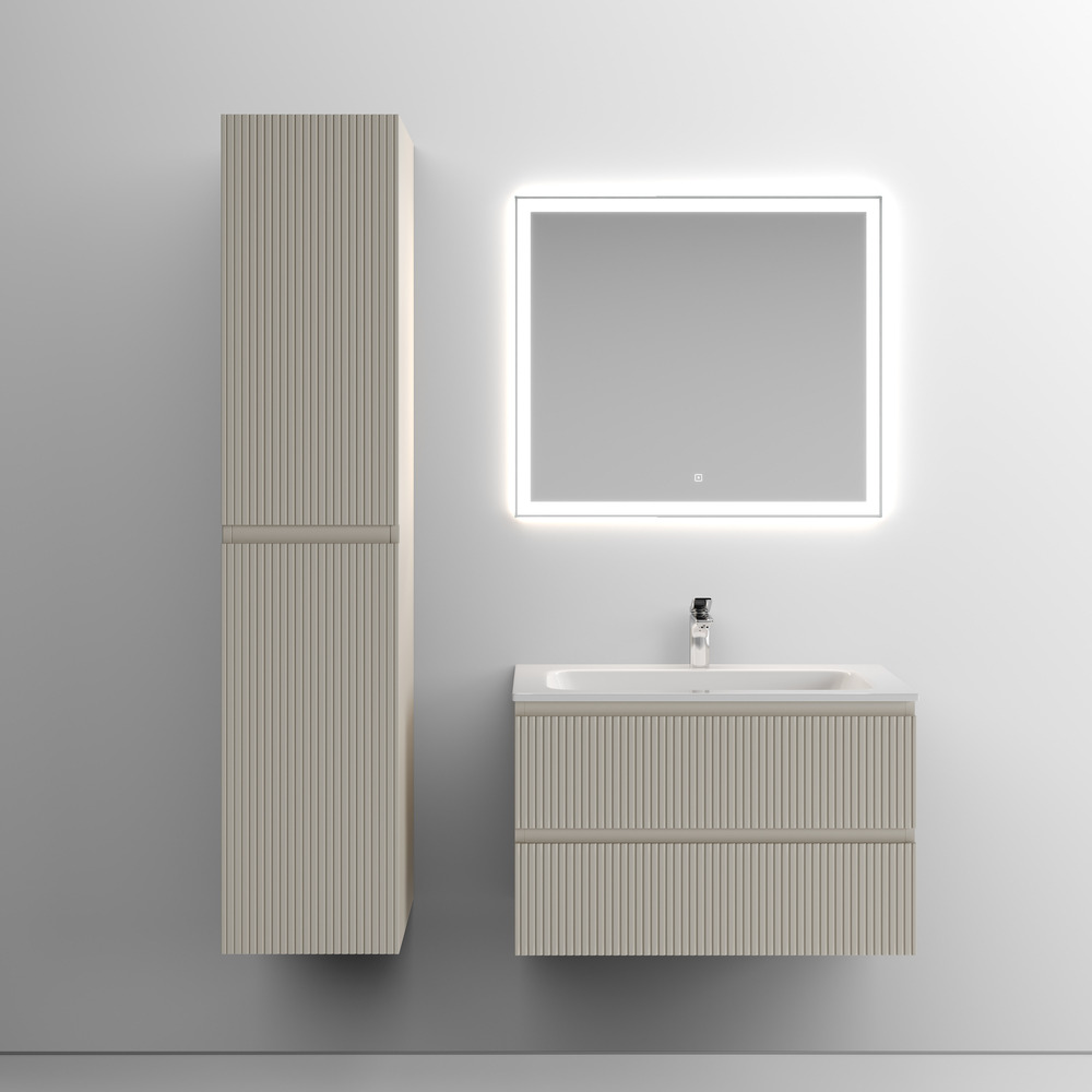 Мебель для ванной SANCOS Snob T 80 подвесная, 2 ящика, Beige Soft