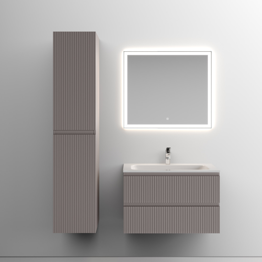 Мебель для ванной SANCOS Snob T 80 подвесная, 2 ящика, Doha Soft