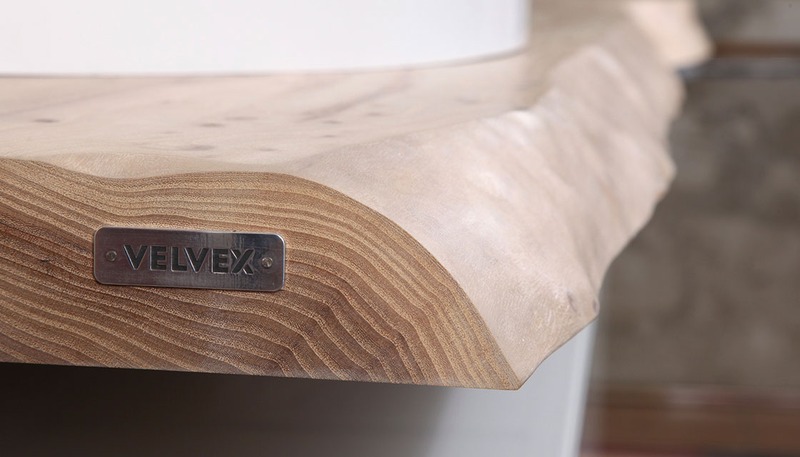 Столешница Velvex Gloss 160 натуральное дерево  
