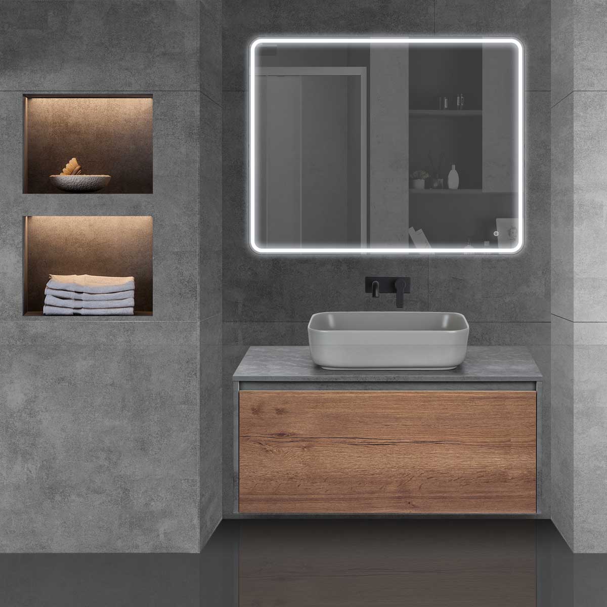 Мебель для ванной Vincea Mesa 1000 подвесная VMC-2MS100TB